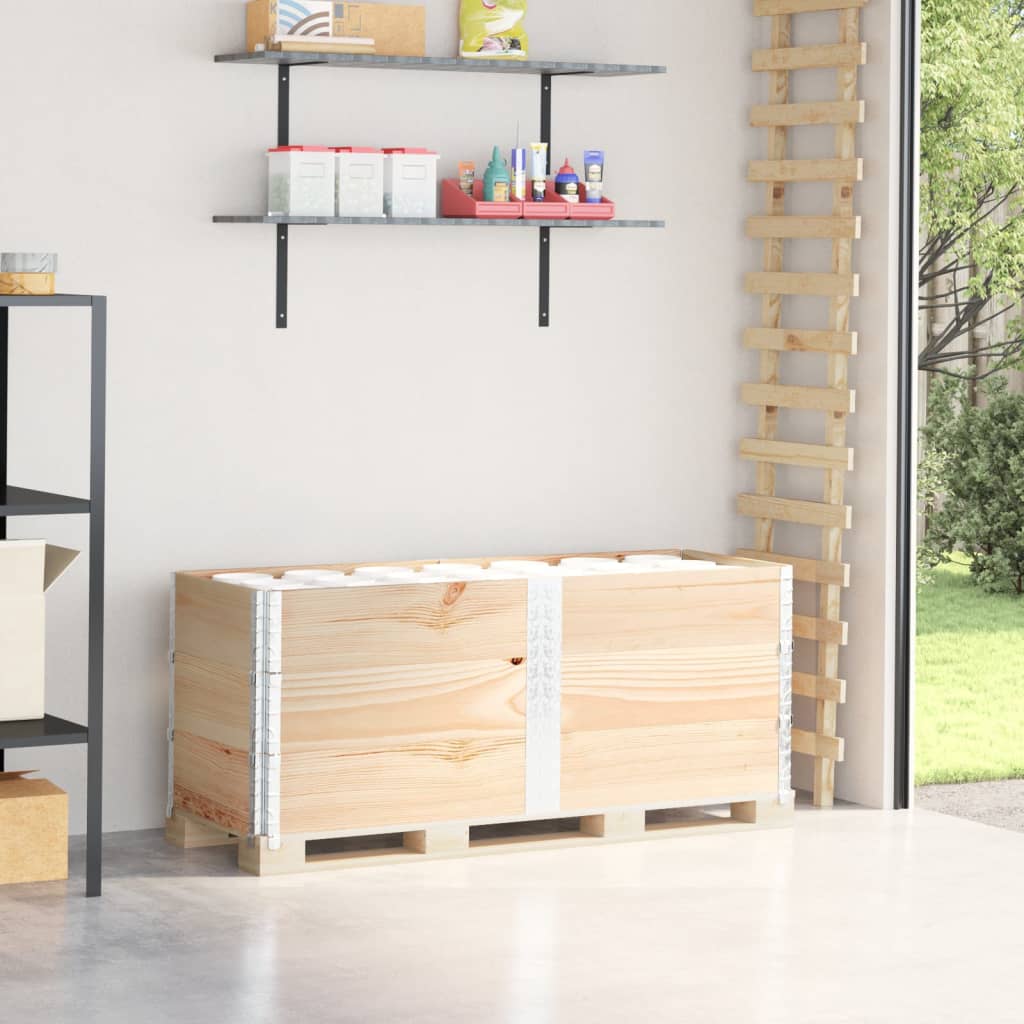 Palletopzetranden 3 st 150x50 cm massief grenenhout is nu te koop bij PeponiXL, paradijselijk wonen!