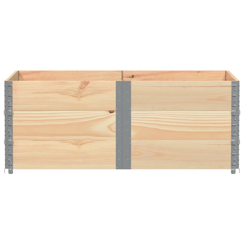 Palletopzetranden 3 st 150x100 cm massief grenenhout is nu te koop bij PeponiXL, paradijselijk wonen!