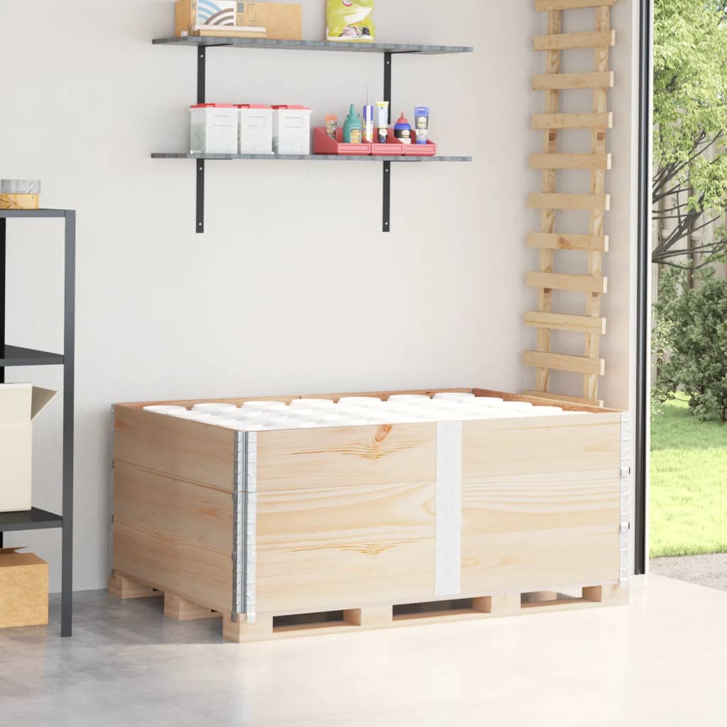 Palletopzetranden 3 st 150x100 cm massief grenenhout is nu te koop bij PeponiXL, paradijselijk wonen!