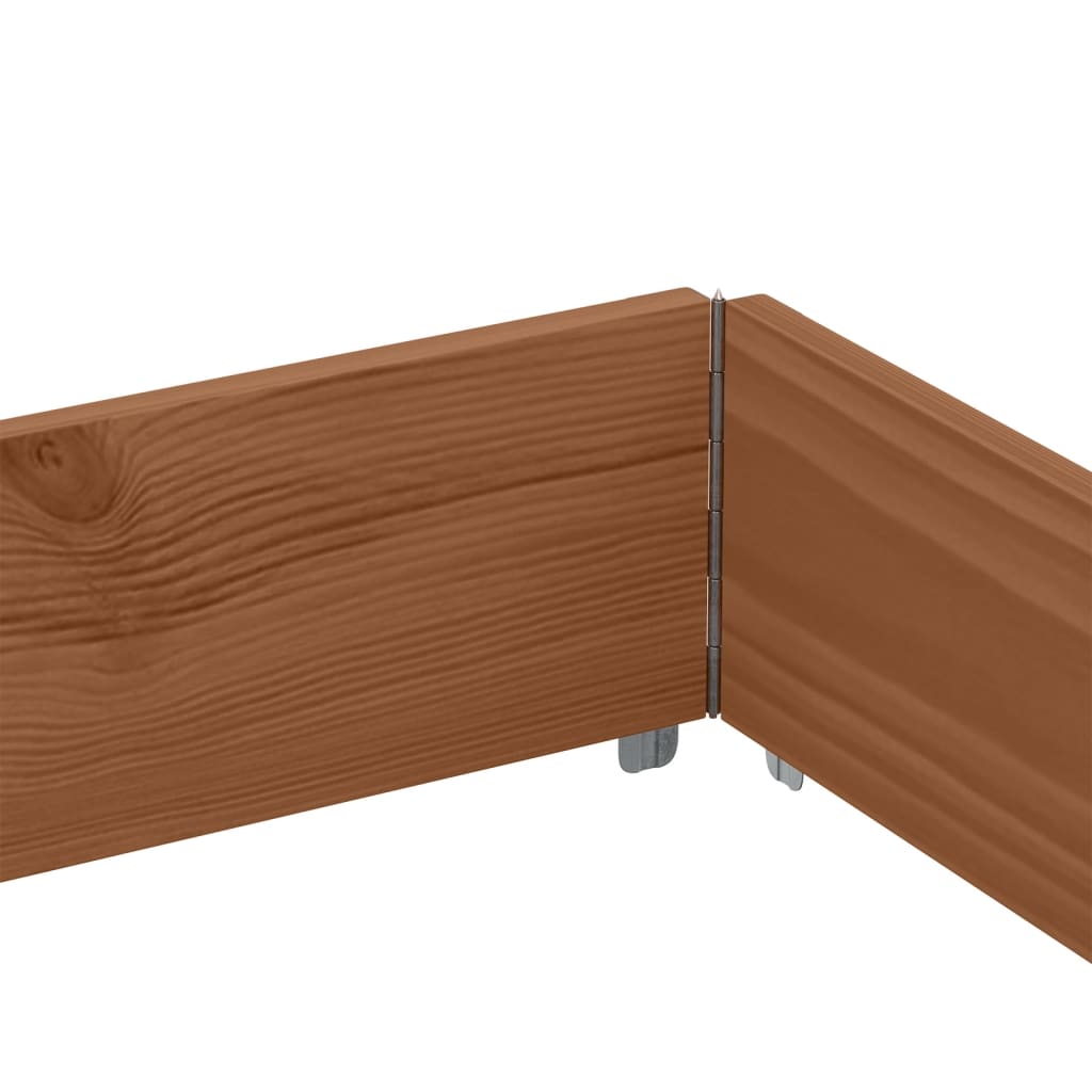 Palletopzetranden 3 st 150x100 cm massief grenenhout bruin is nu te koop bij PeponiXL, paradijselijk wonen!