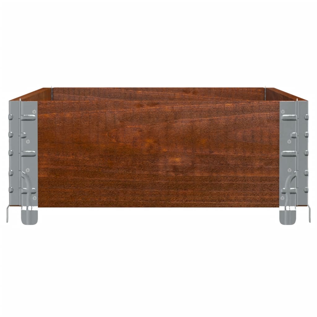 Plantenbak 100x50 cm massief grenenhout bruin is nu te koop bij PeponiXL, paradijselijk wonen!