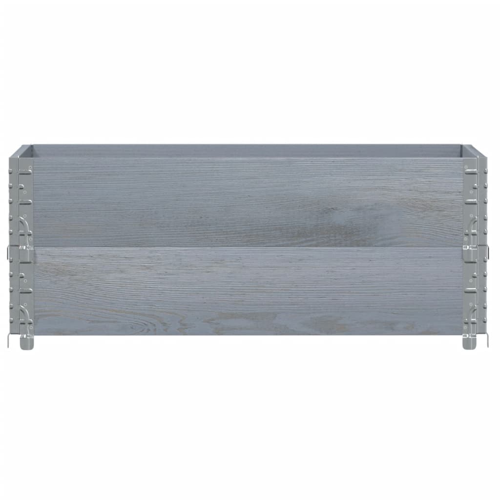 Plantenbak 100x50 cm massief grenenhout grijs is nu te koop bij PeponiXL, paradijselijk wonen!