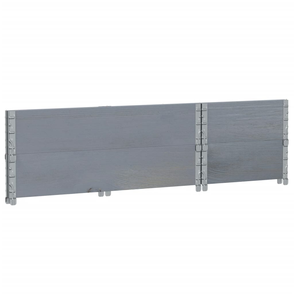 Plantenbak 100x50 cm massief grenenhout grijs is nu te koop bij PeponiXL, paradijselijk wonen!