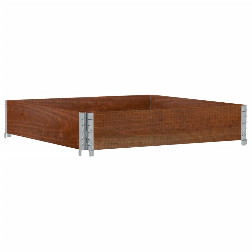 Plantenbak 100x100 cm massief grenenhout bruin is nu te koop bij PeponiXL, paradijselijk wonen!