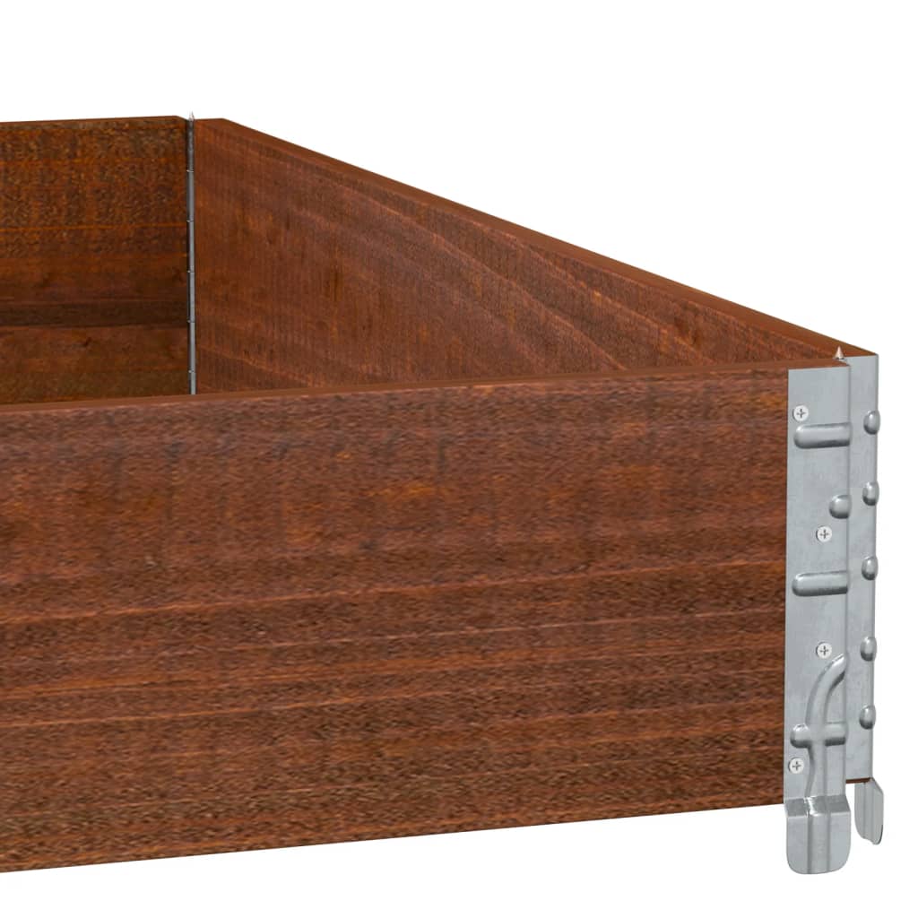 Plantenbak 100x100 cm massief grenenhout bruin is nu te koop bij PeponiXL, paradijselijk wonen!