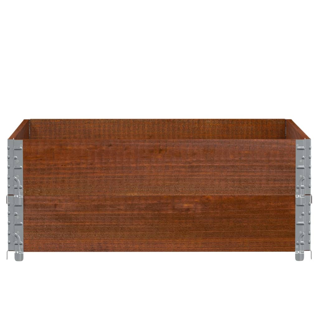Plantenbak 100x100 cm massief grenenhout bruin is nu te koop bij PeponiXL, paradijselijk wonen!