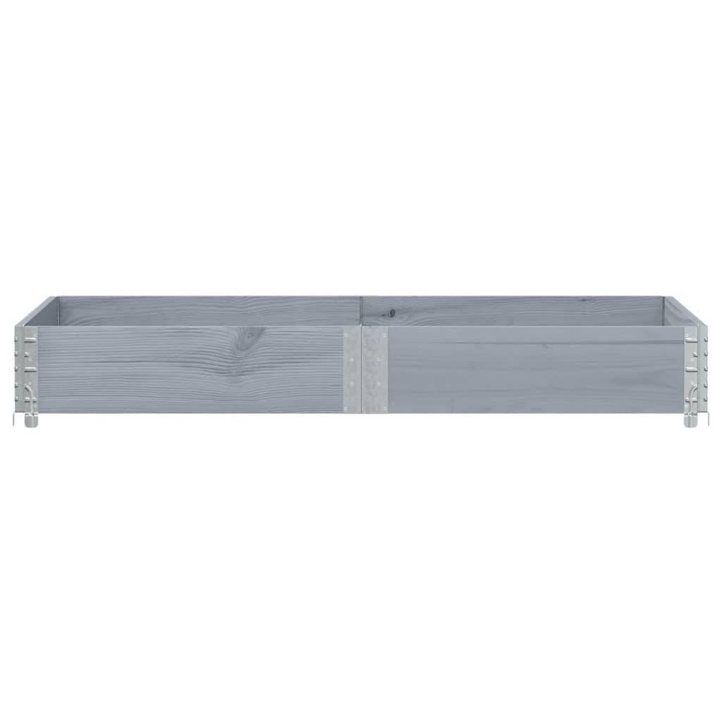 Plantenbak 150x50 cm massief grenenhout grijs is nu te koop bij PeponiXL, paradijselijk wonen!