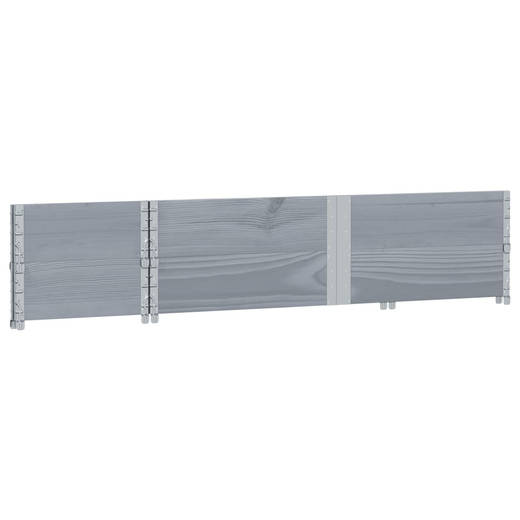 Plantenbak 150x50 cm massief grenenhout grijs is nu te koop bij PeponiXL, paradijselijk wonen!