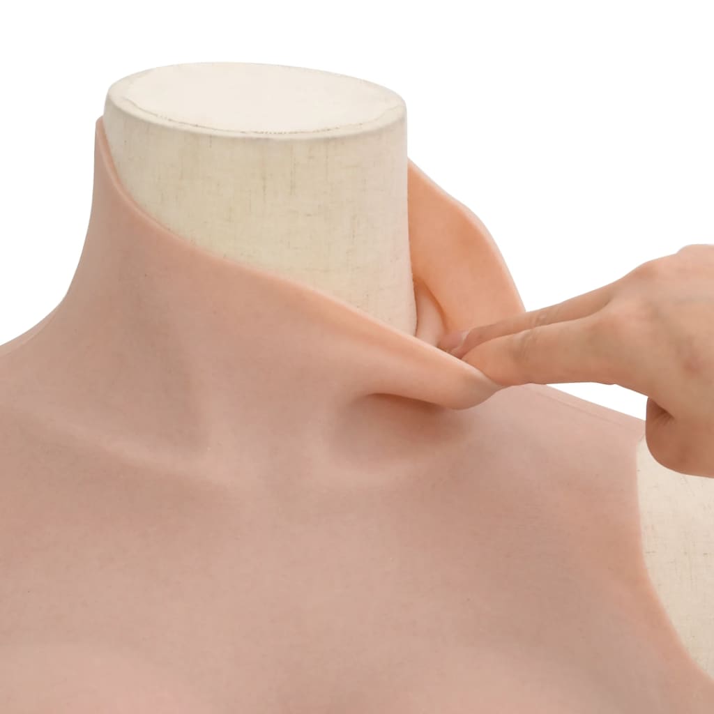 Borstprothese D-cup silicone naturel is nu te koop bij PeponiXL, paradijselijk wonen!