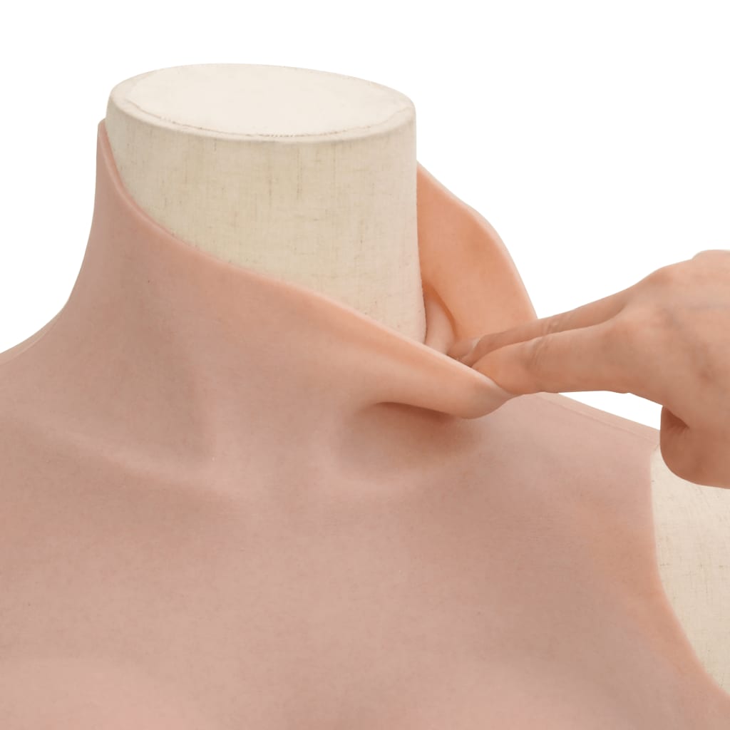 Borstprothese D-cup silicone naturel is nu te koop bij PeponiXL, paradijselijk wonen!