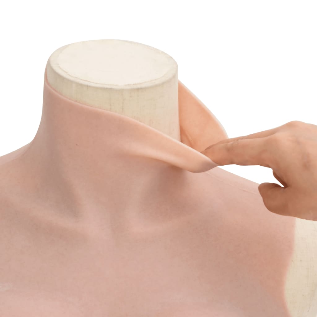 Borstprothese E-cup silicone naturel is nu te koop bij PeponiXL, paradijselijk wonen!