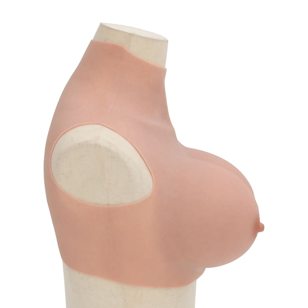 Borstprothese H-cup silicone naturel is nu te koop bij PeponiXL, paradijselijk wonen!