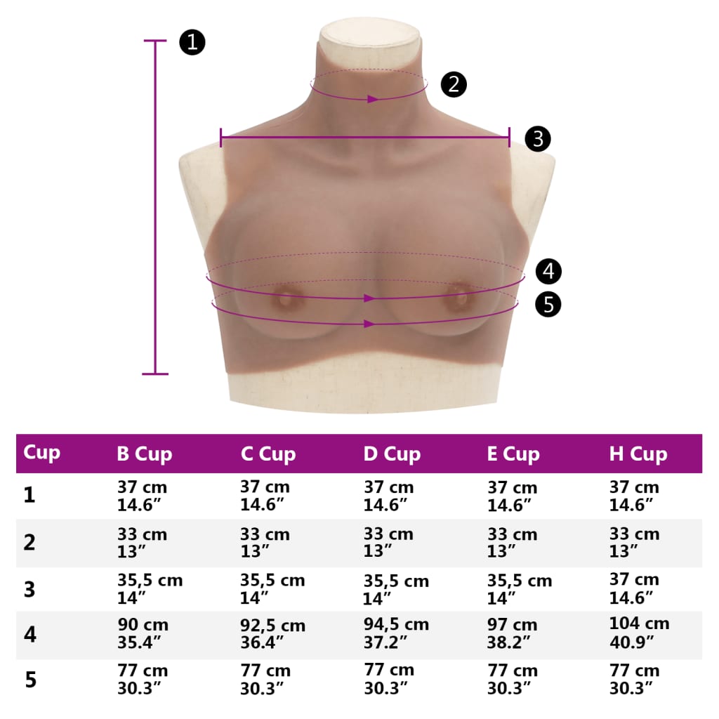 Borstprothese B-cup silicone tan is nu te koop bij PeponiXL, paradijselijk wonen!