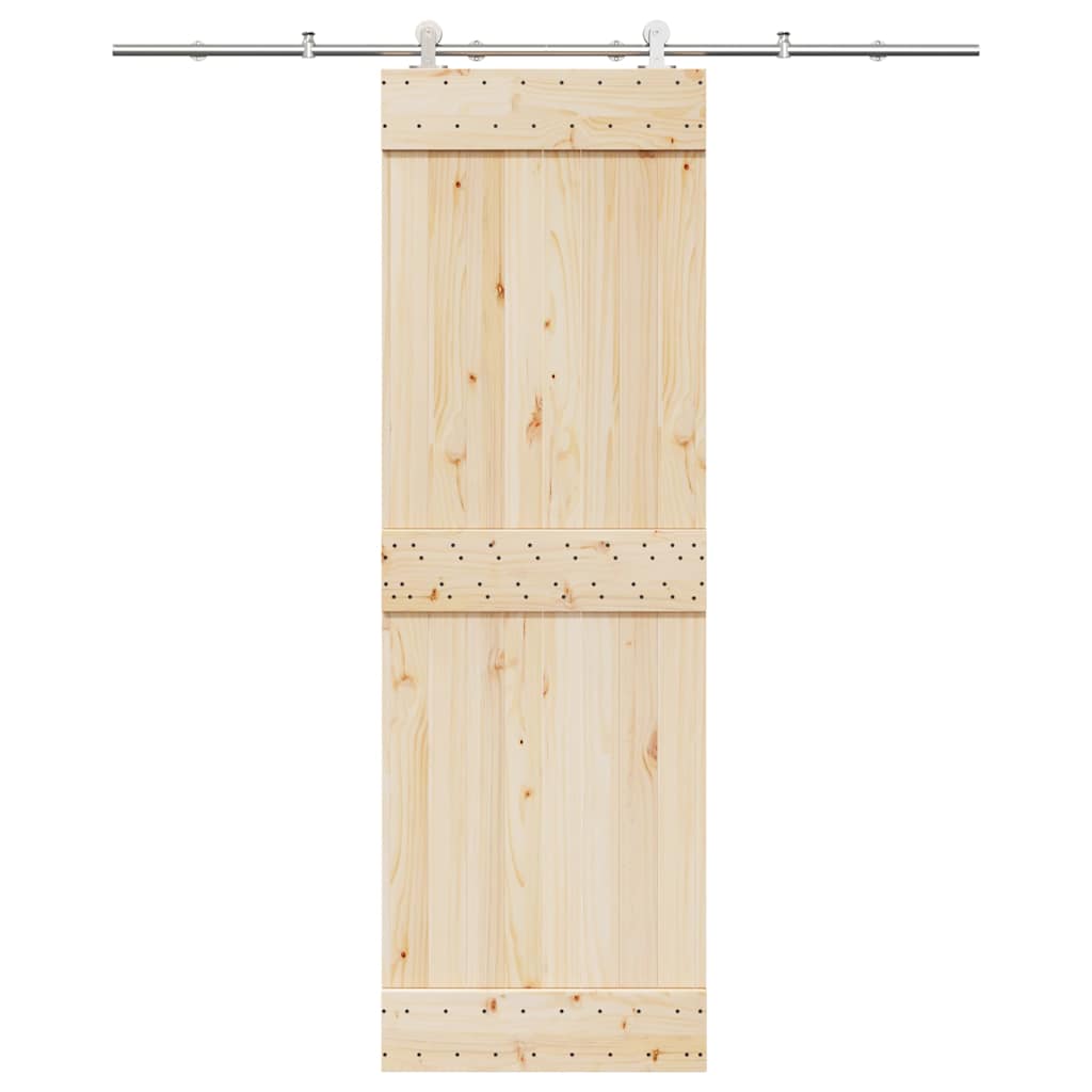 Schuifdeur onderdelenset 200 cm roestvrij staal zilverkleurig is nu te koop bij PeponiXL, paradijselijk wonen!