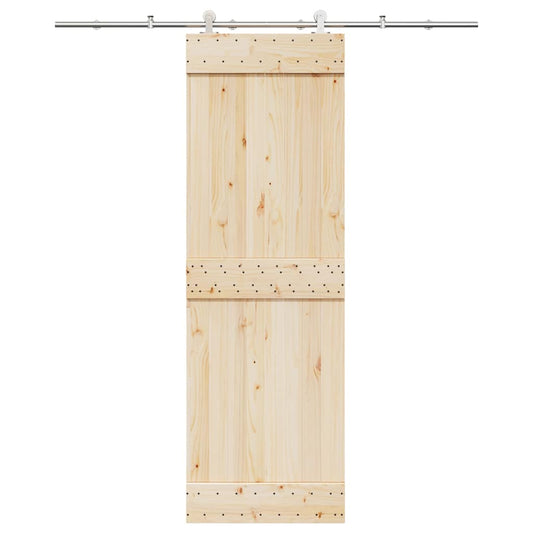 Schuifdeur onderdelenset 200 cm roestvrij staal zilverkleurig is nu te koop bij PeponiXL, paradijselijk wonen!