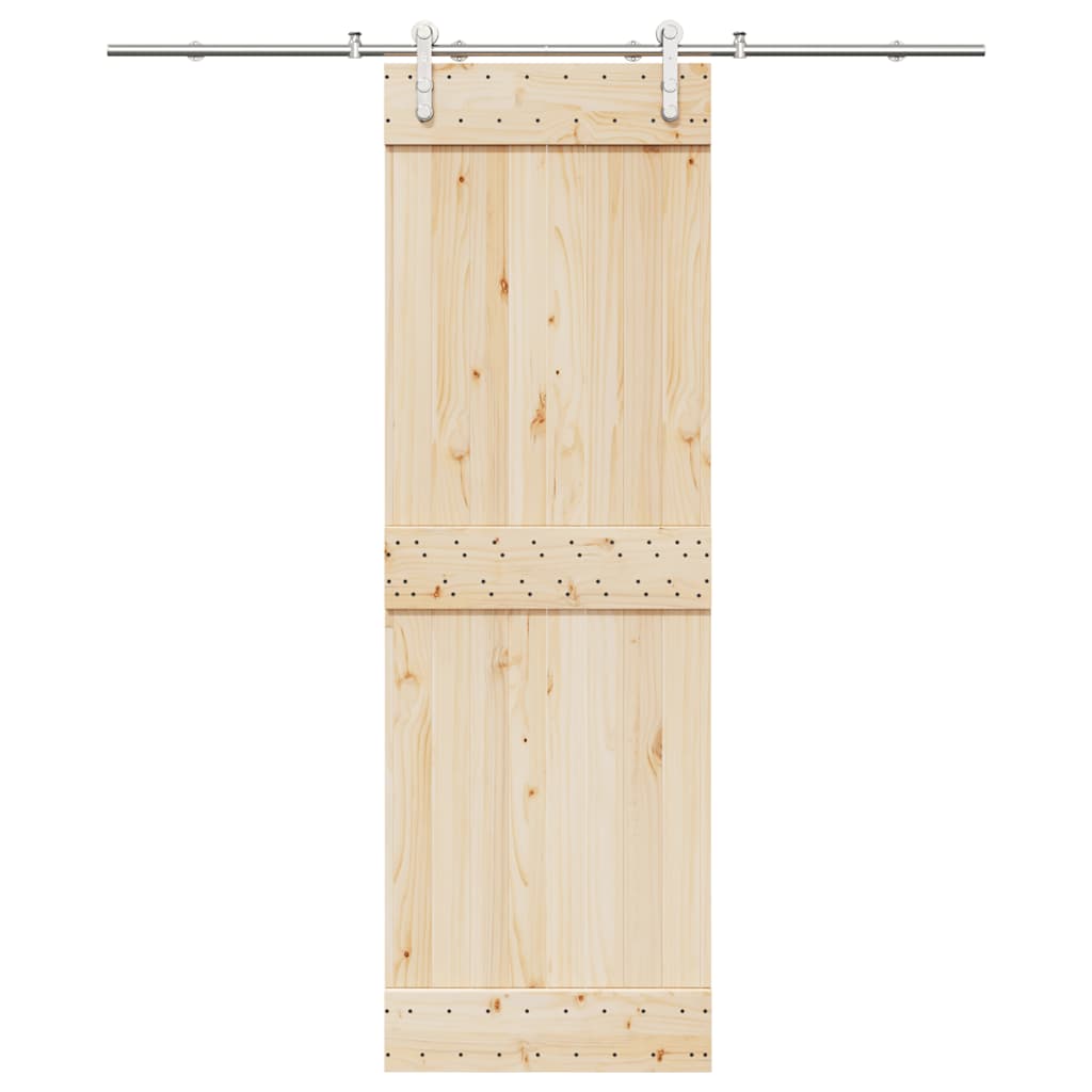 Schuifdeur onderdelenset 200 cm roestvrij staal zilverkleurig is nu te koop bij PeponiXL, paradijselijk wonen!