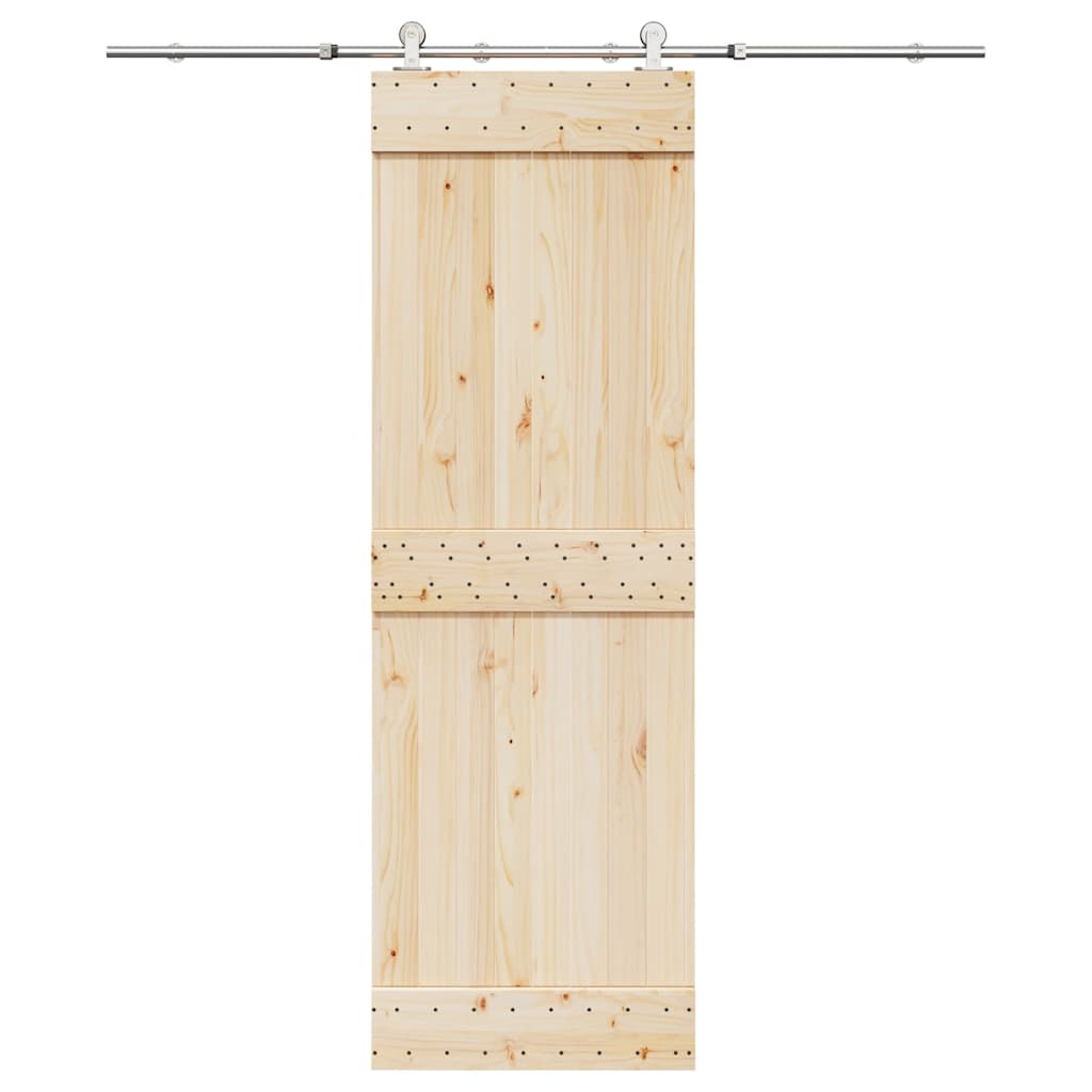 Schuifdeur onderdelenset 183 cm roestvrij staal zilverkleurig is nu te koop bij PeponiXL, paradijselijk wonen!