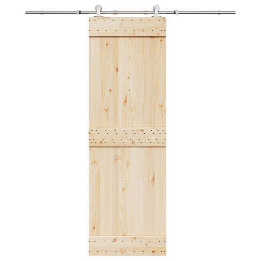Schuifdeur onderdelenset 183 cm roestvrij staal zilverkleurig is nu te koop bij PeponiXL, paradijselijk wonen!
