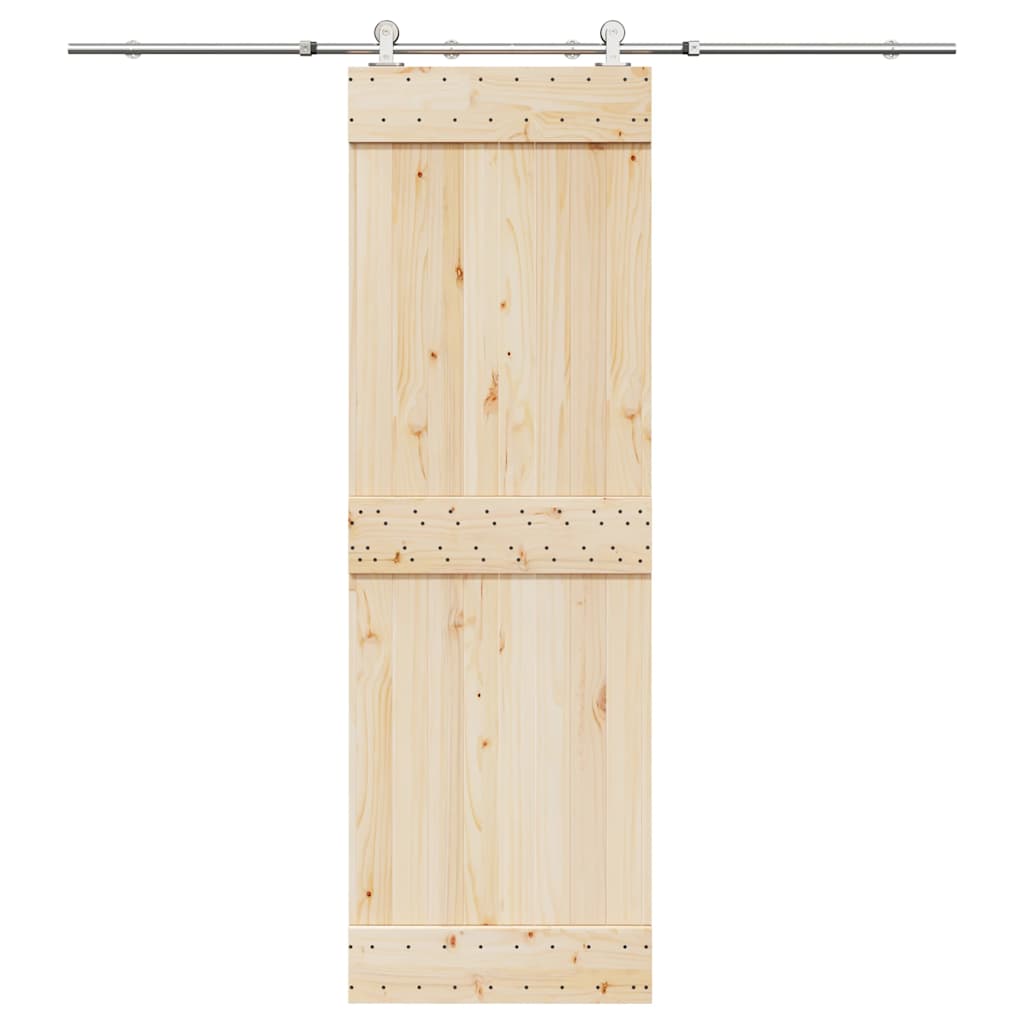 Schuifdeur onderdelenset 200 cm roestvrij staal zilverkleurig is nu te koop bij PeponiXL, paradijselijk wonen!