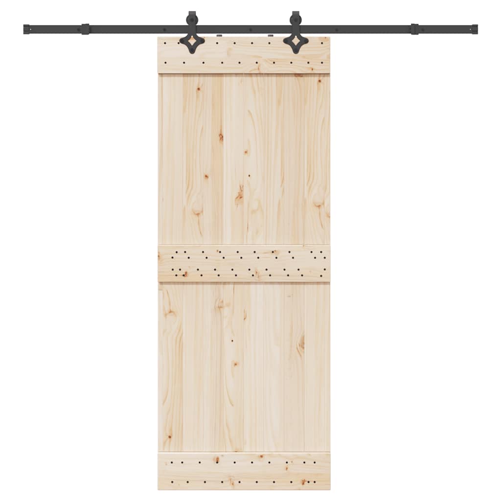 Doos met onderdelen voor schuifdeur 213,5 cm staal zwart is nu te koop bij PeponiXL, paradijselijk wonen!