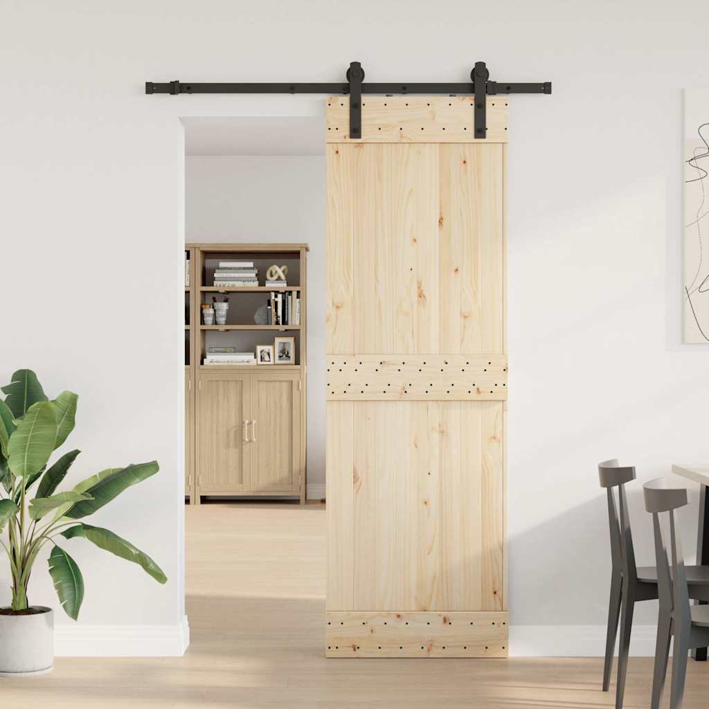 Doos met onderdelen voor schuifdeur 152 cm staal zwart is nu te koop bij PeponiXL, paradijselijk wonen!