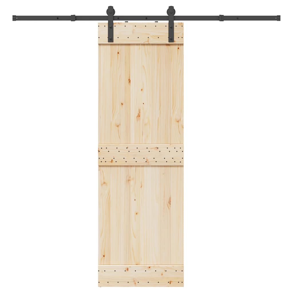 Doos met onderdelen voor schuifdeur 213,5 cm staal zwart is nu te koop bij PeponiXL, paradijselijk wonen!