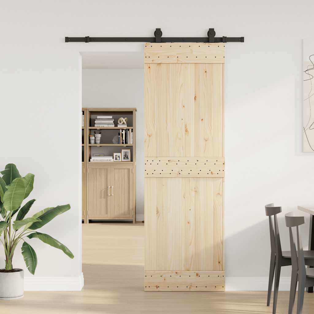 Doos met onderdelen voor schuifdeur 152,5 cm staal zwart is nu te koop bij PeponiXL, paradijselijk wonen!