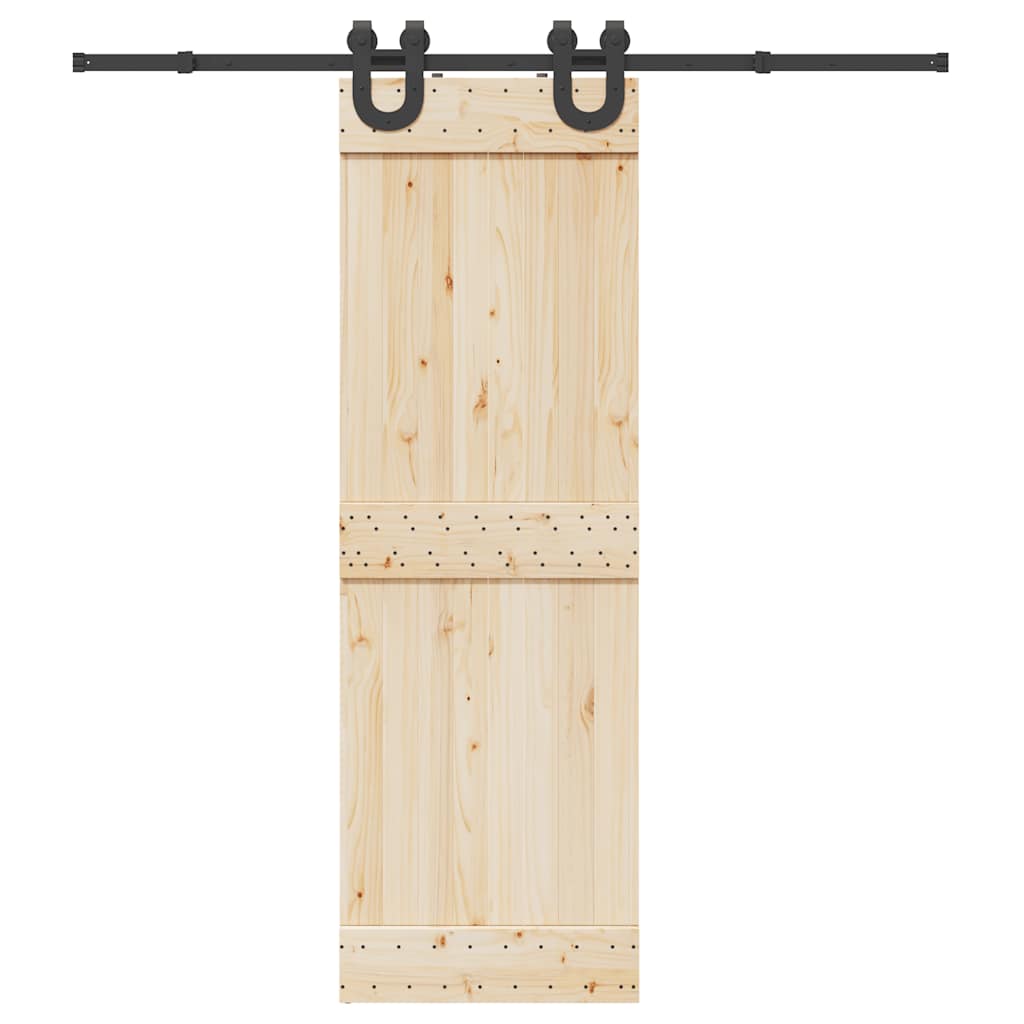 Doos met onderdelen voor schuifdeur 200 cm staal zwart is nu te koop bij PeponiXL, paradijselijk wonen!