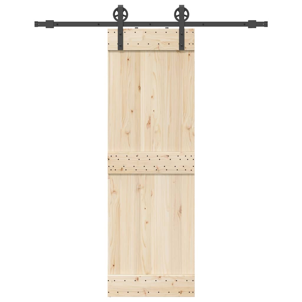 Doos met onderdelen voor schuifdeur 183 cm staal zwart is nu te koop bij PeponiXL, paradijselijk wonen!