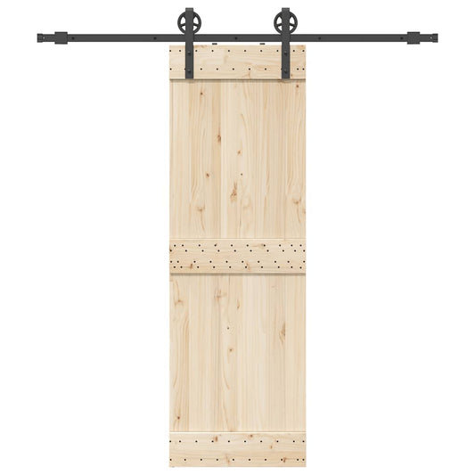 Doos met onderdelen voor schuifdeur 200 cm staal zwart is nu te koop bij PeponiXL, paradijselijk wonen!
