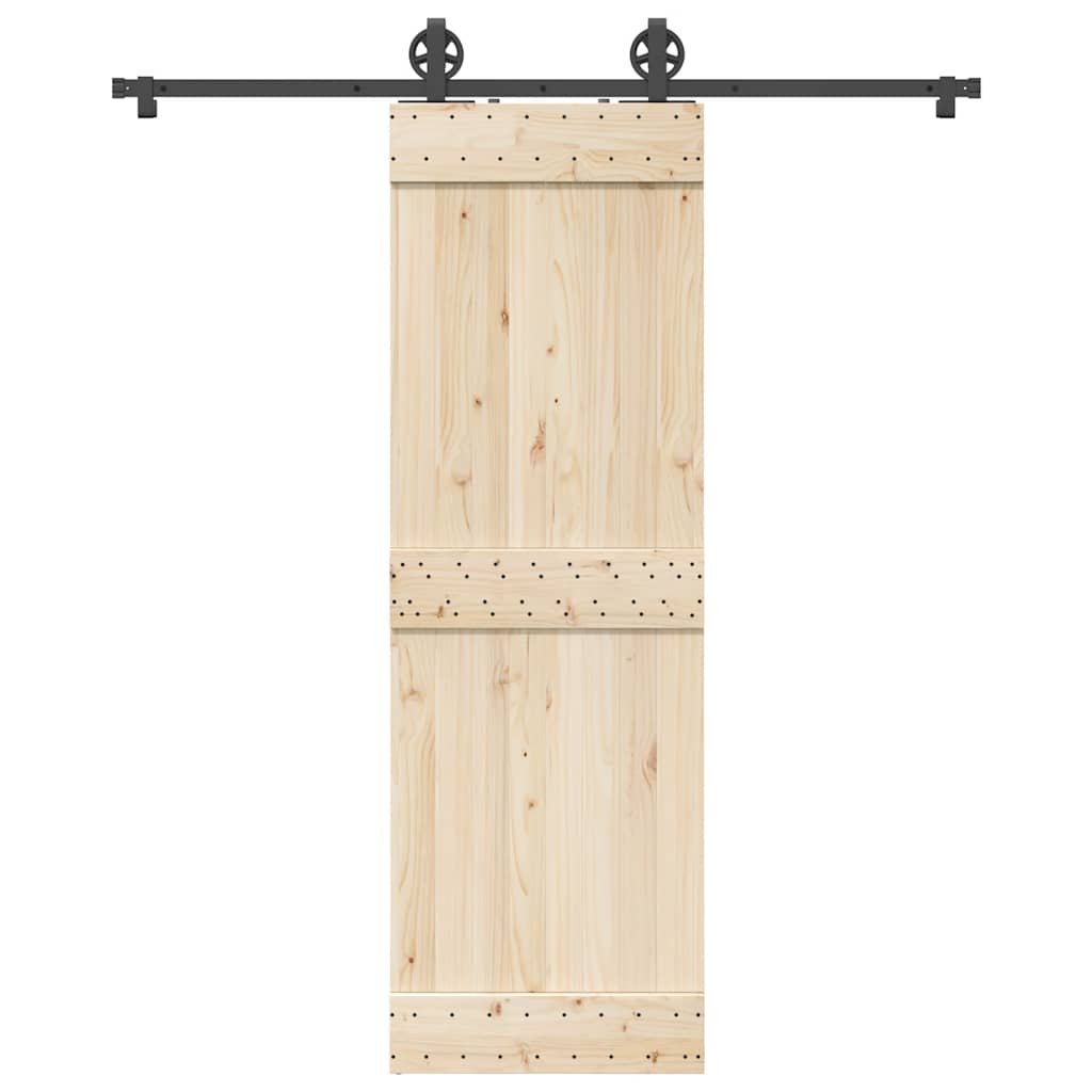 Doos met onderdelen voor schuifdeur 183 cm staal zwart is nu te koop bij PeponiXL, paradijselijk wonen!