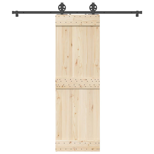 Doos met onderdelen voor schuifdeur 200 cm staal zwart is nu te koop bij PeponiXL, paradijselijk wonen!