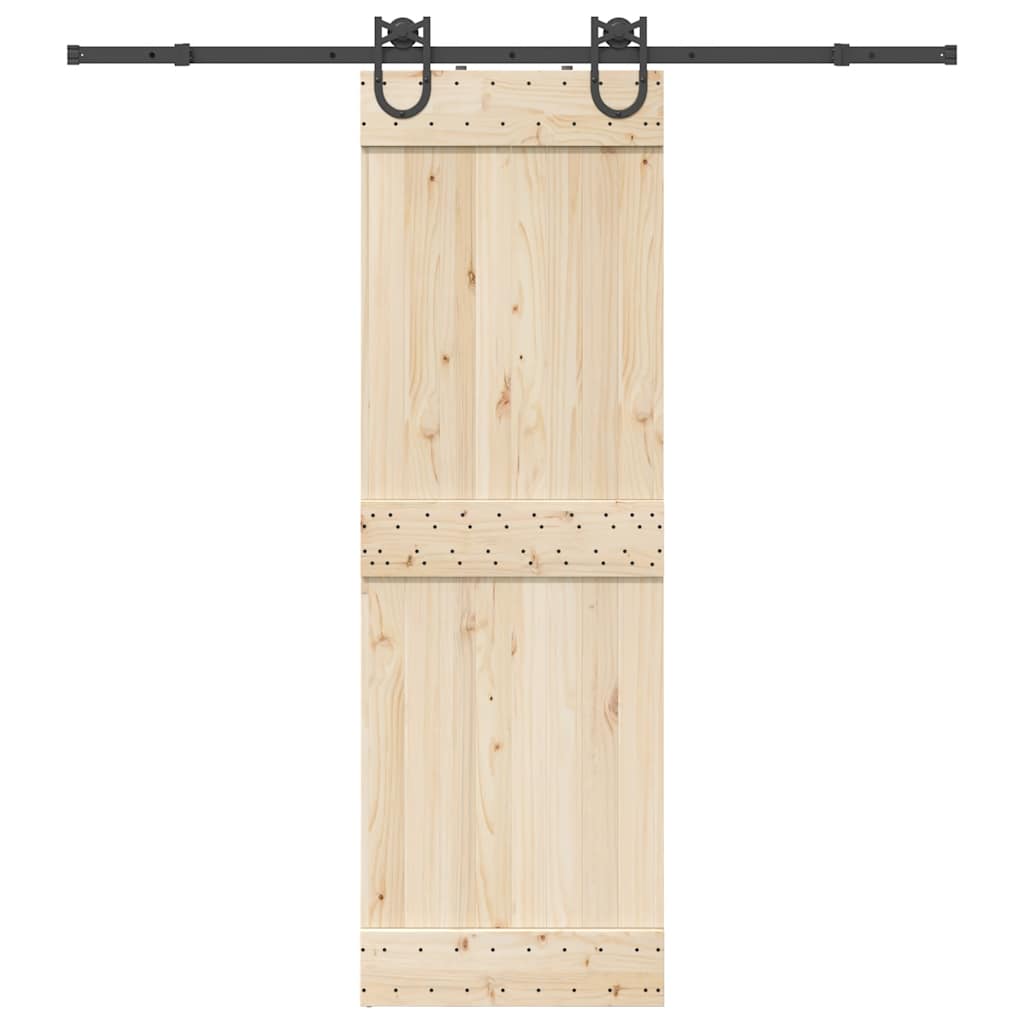Doos met onderdelen voor schuifdeur 200 cm staal zwart is nu te koop bij PeponiXL, paradijselijk wonen!