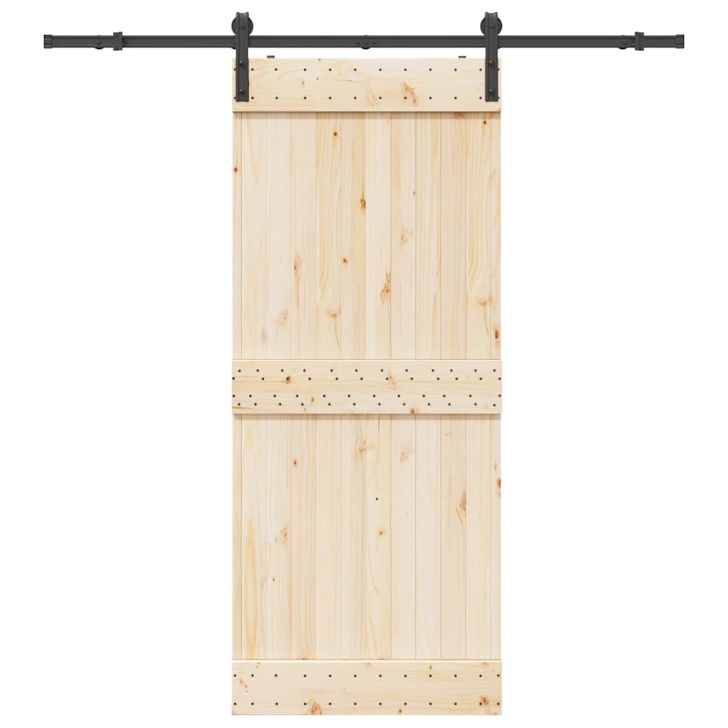 Doos met onderdelen voor schuifdeur 183 cm staal zwart is nu te koop bij PeponiXL, paradijselijk wonen!