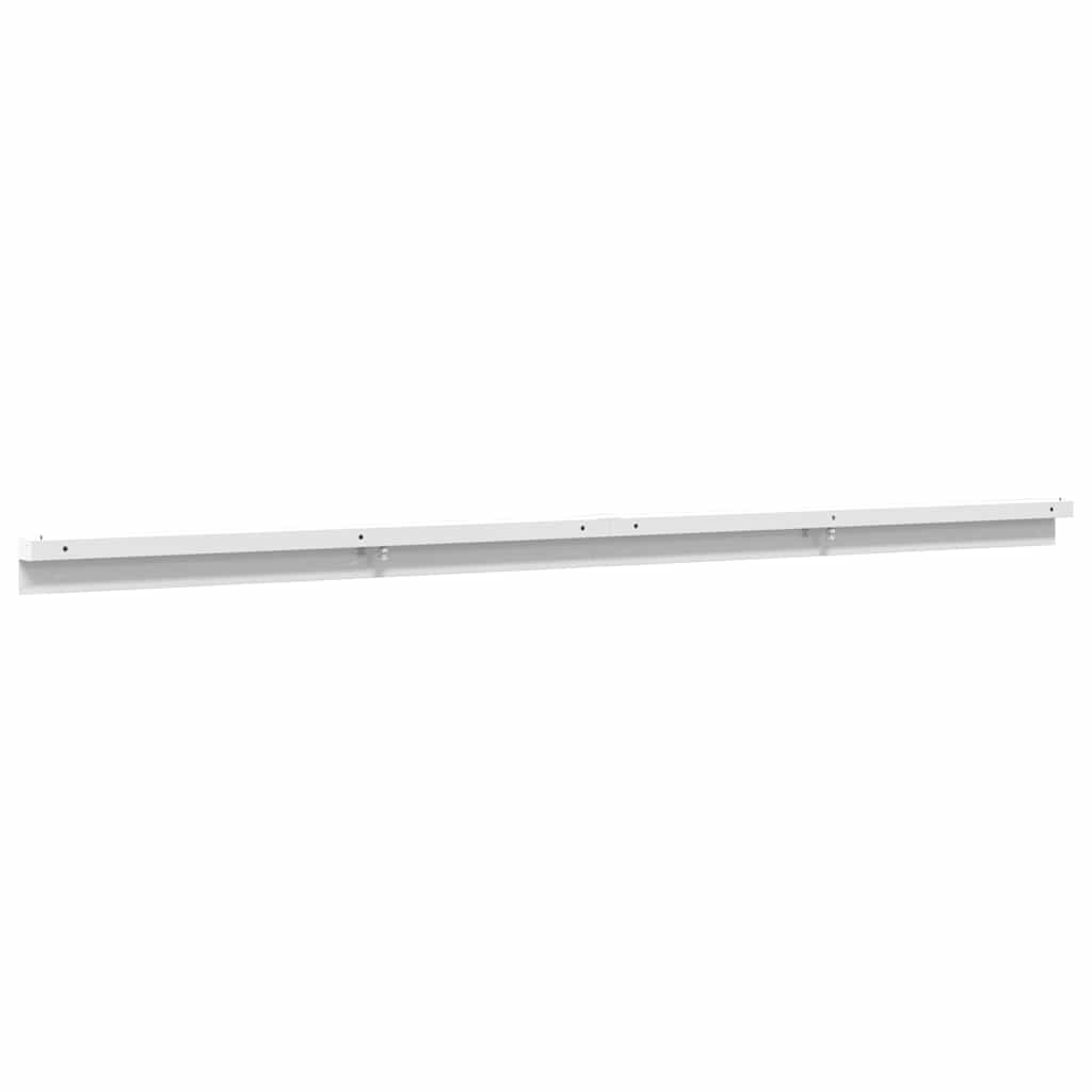 Beslagset schuifdeur 200 cm aluminiumlegering zilverkleurig is nu te koop bij PeponiXL, paradijselijk wonen!