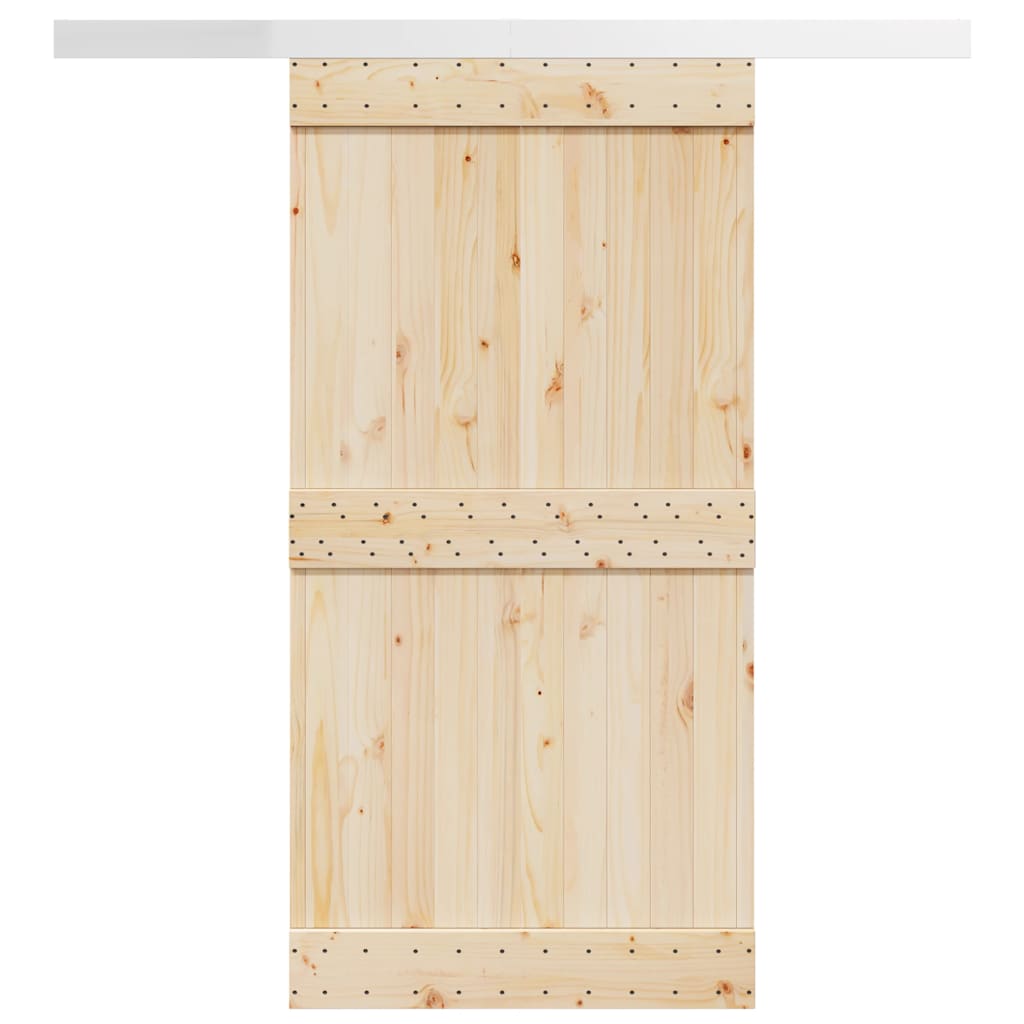 Beslagset schuifdeur 200 cm aluminiumlegering zilverkleurig is nu te koop bij PeponiXL, paradijselijk wonen!