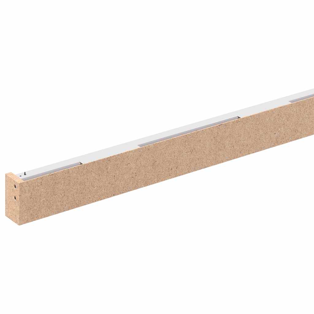 Beslagset schuifdeur 183 cm aluminiumlegering zilverkleurig is nu te koop bij PeponiXL, paradijselijk wonen!