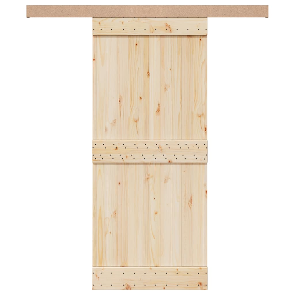 Beslagset schuifdeur 183 cm aluminiumlegering zilverkleurig is nu te koop bij PeponiXL, paradijselijk wonen!