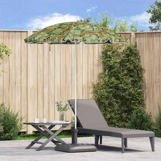 Strandparasol Camouflage 161 x 193 cm Polyester is nu te koop bij PeponiXL, paradijselijk wonen!