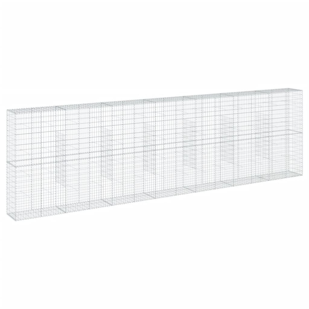 Schanskorf 700x50x200 cm gegalvaniseerd ijzer zilverkleurig is nu te koop bij PeponiXL, paradijselijk wonen!