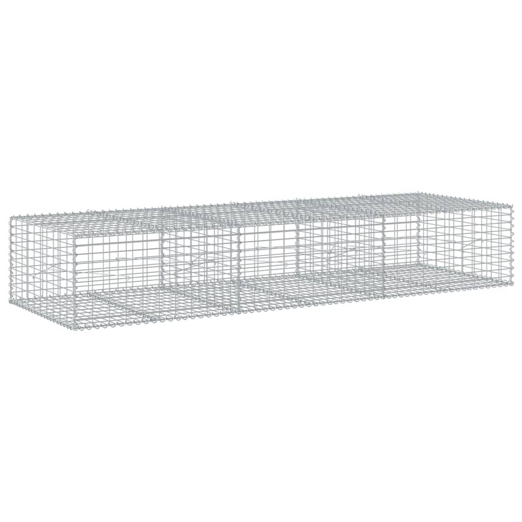 Schanskorf 300x100x50 cm gegalvaniseerd ijzer zilverkleurig is nu te koop bij PeponiXL, paradijselijk wonen!