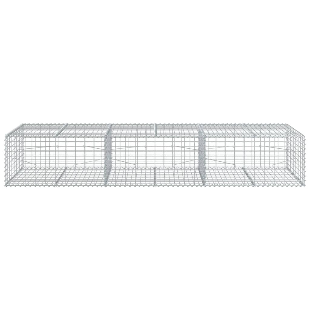Schanskorf 300x100x50 cm gegalvaniseerd ijzer zilverkleurig is nu te koop bij PeponiXL, paradijselijk wonen!