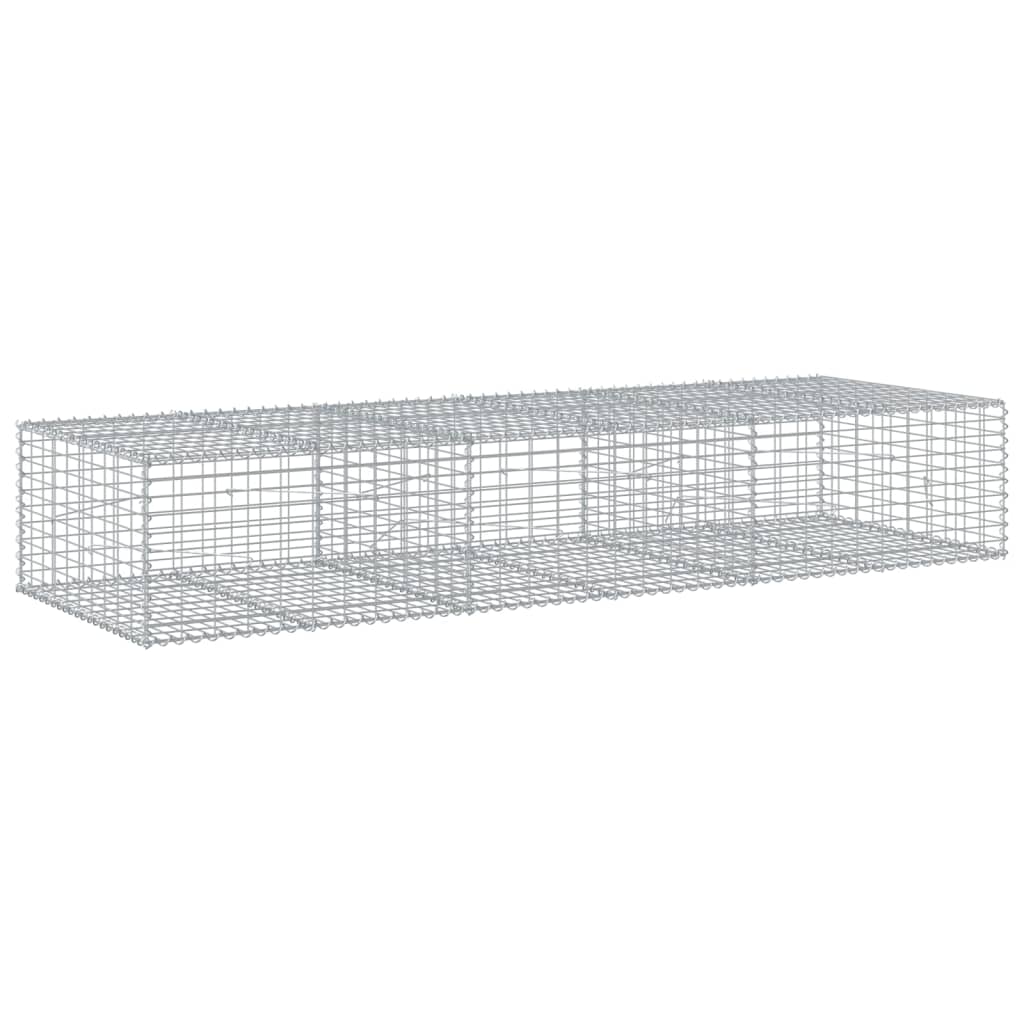 Schanskorf 300x100x50 cm gegalvaniseerd ijzer zilverkleurig is nu te koop bij PeponiXL, paradijselijk wonen!
