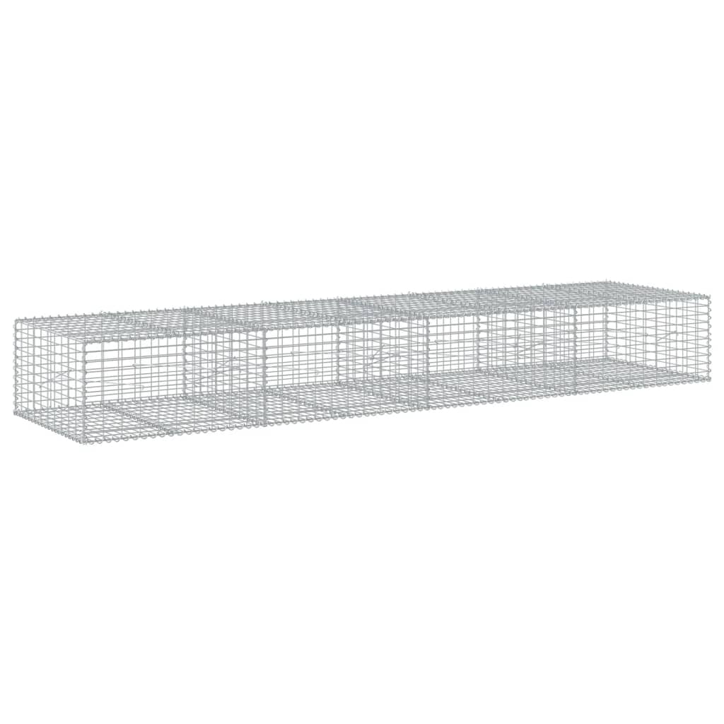 Schanskorf 400x100x50 cm gegalvaniseerd ijzer zilverkleurig is nu te koop bij PeponiXL, paradijselijk wonen!