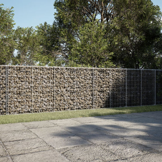 Schanskorf 400x100x100 cm gegalvaniseerd ijzer zilverkleurig is nu te koop bij PeponiXL, paradijselijk wonen!