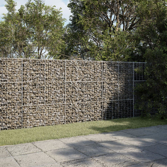 Schanskorf 300x100x150 cm gegalvaniseerd ijzer zilverkleurig is nu te koop bij PeponiXL, paradijselijk wonen!