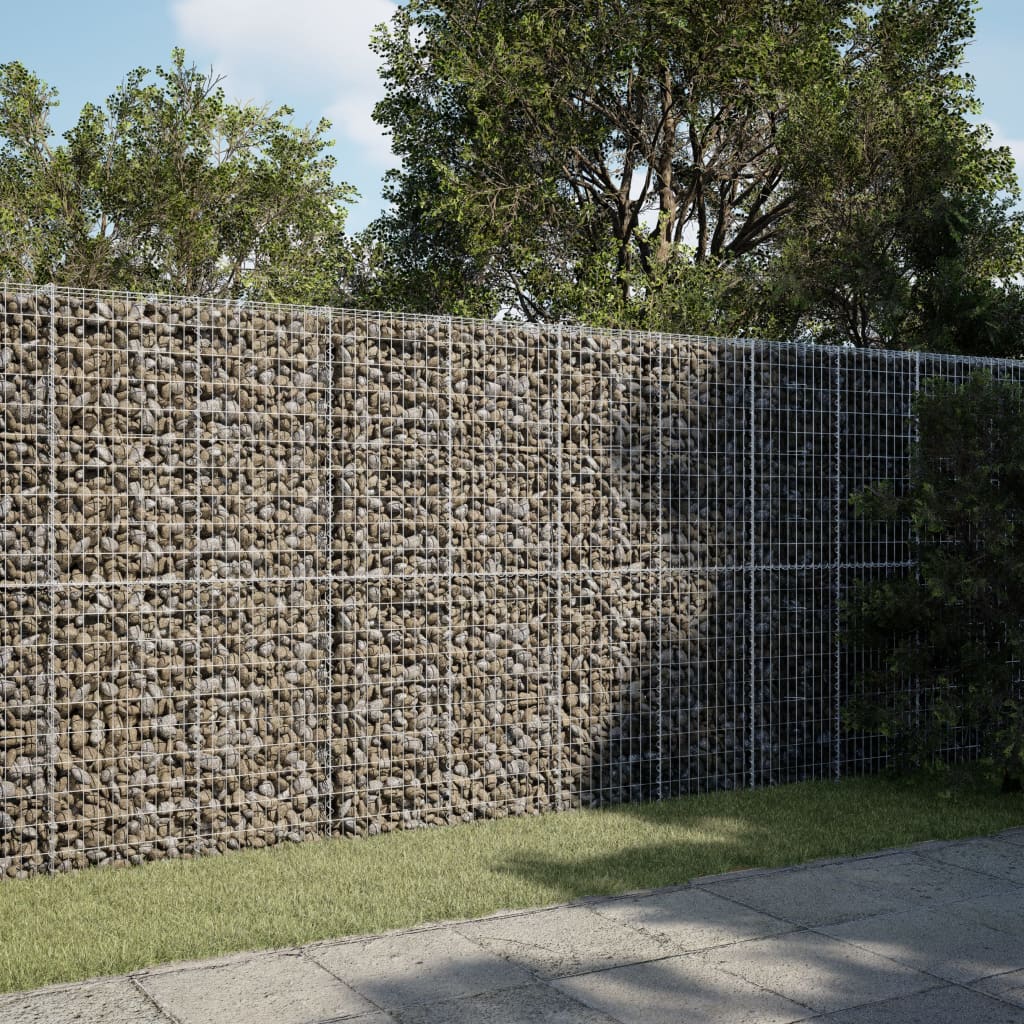 Schanskorf 350x100x200 cm gegalvaniseerd ijzer zilverkleurig is nu te koop bij PeponiXL, paradijselijk wonen!