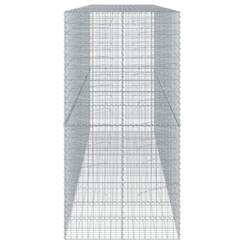 Schanskorf 450x100x200 cm gegalvaniseerd ijzer zilverkleurig is nu te koop bij PeponiXL, paradijselijk wonen!