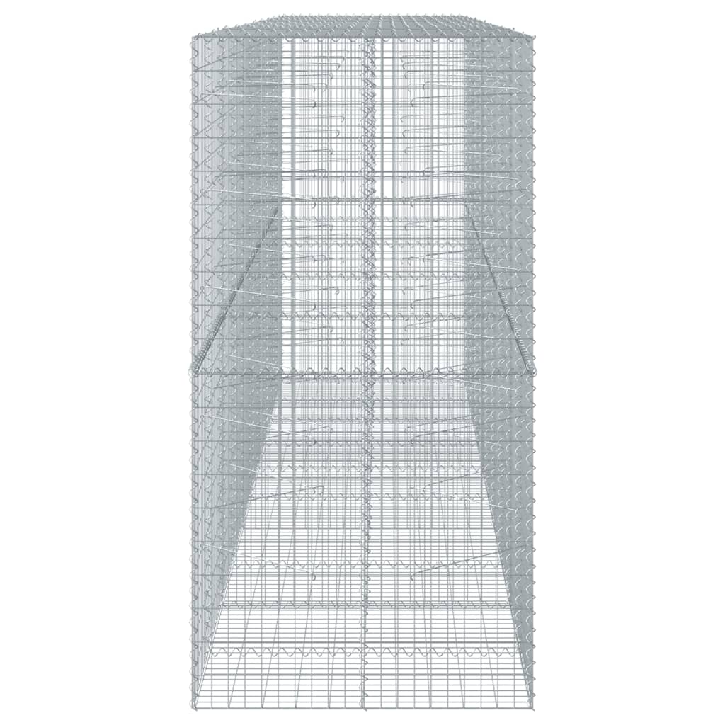 Schanskorf 500x100x200 cm gegalvaniseerd ijzer zilverkleurig is nu te koop bij PeponiXL, paradijselijk wonen!