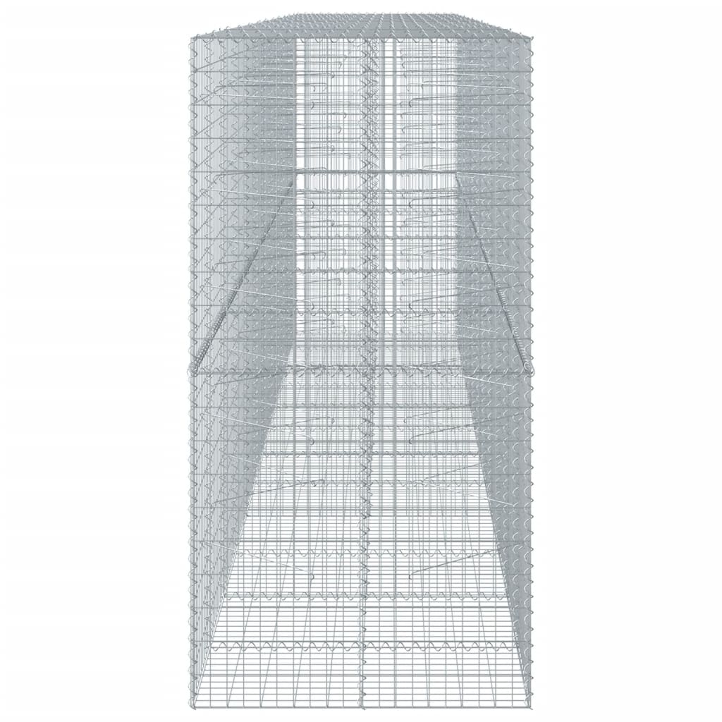 Schanskorf 600x100x200 cm gegalvaniseerd ijzer zilverkleurig is nu te koop bij PeponiXL, paradijselijk wonen!